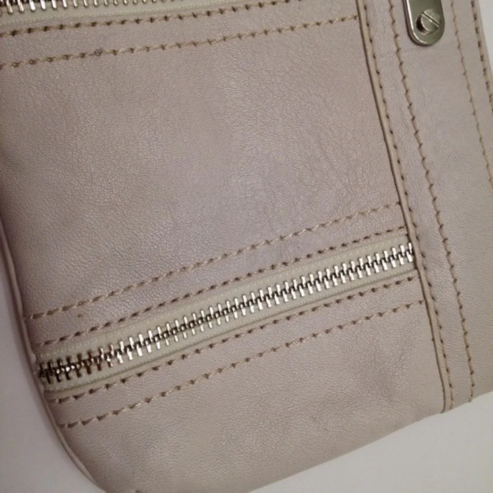 Michael Kors cream evening clutch